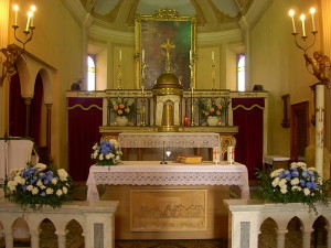 Chiesa di Viarolo - il presbiterio