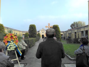 Cimitero di Viarolo - benedizione 1 novembre 2016